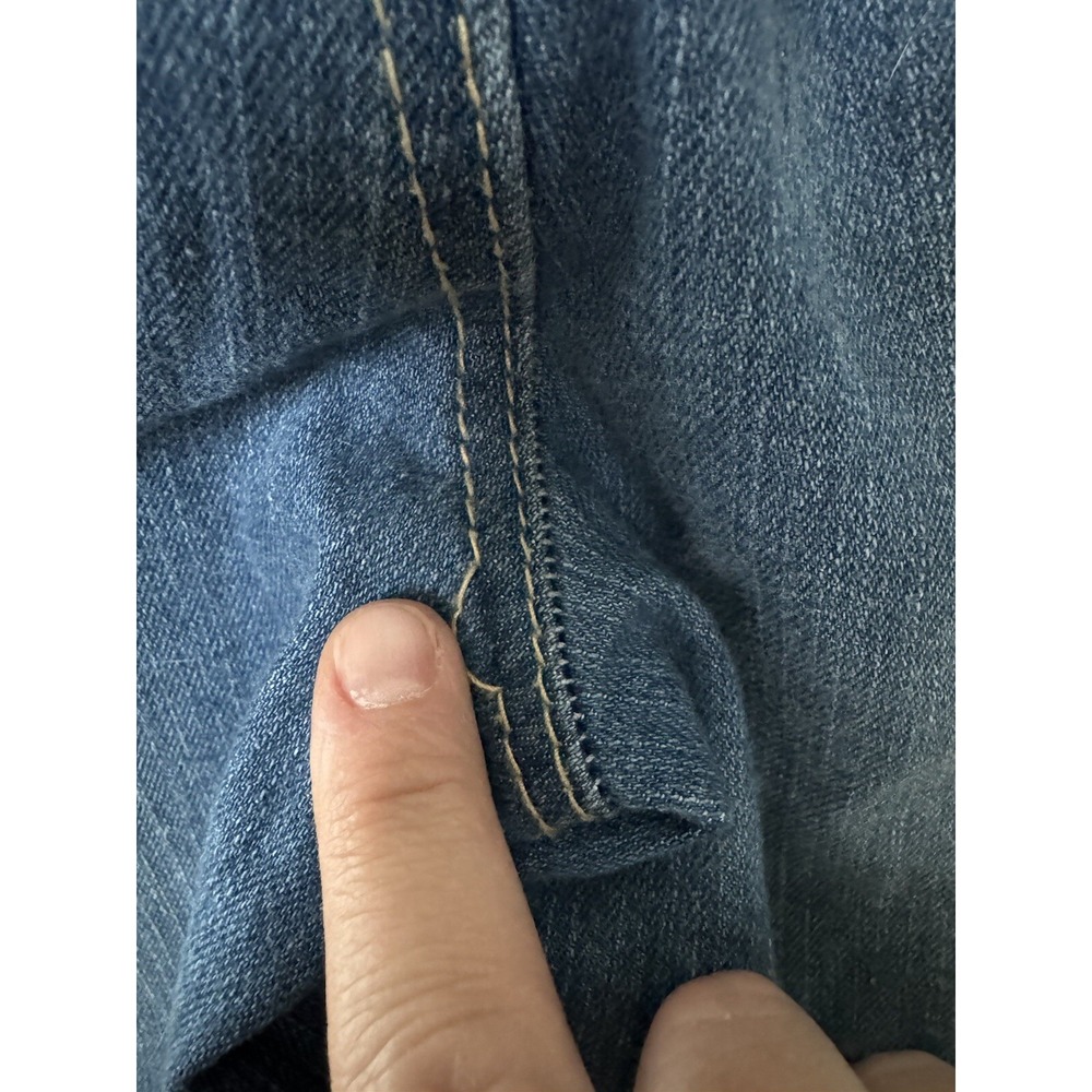 Boom Boom Jeans Womans size 15 Distressed Skinny Zip Ankle - Picture 5 of 16